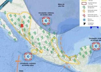 bajas temperaturas masa de aire frío