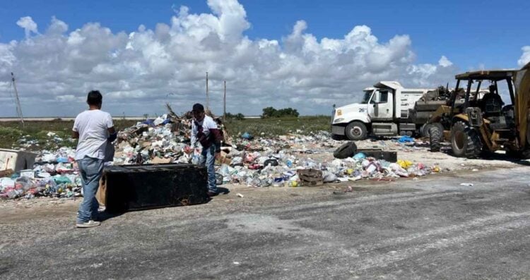 basura tiradero Playa Bagdad