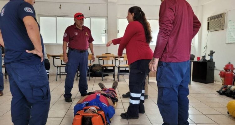 capacitación de bomberos Ciudad Victoria