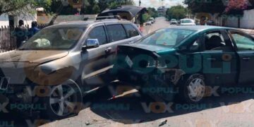 choque dos vehiculos Victoria