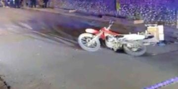 choque frontal motociclistas Santiago