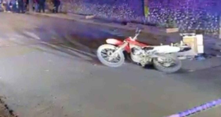 choque frontal motociclistas Santiago