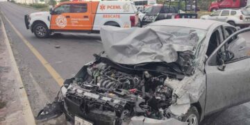 choque muerto heridos Apodaca