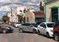 choque multiple centro Victoria
