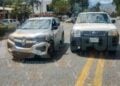 choque por cambio de carril en Ciudad Victoria