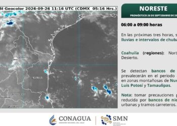 chubascos en Tamaulipas este sábado