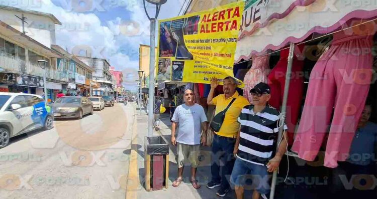 comerciantes lonas robos altamira