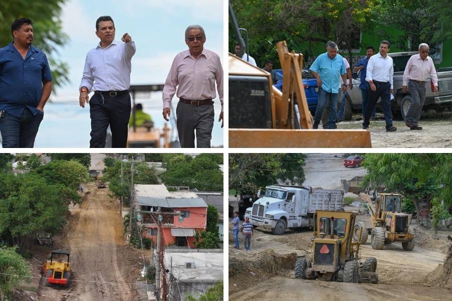 construcción de calles en Ciudad Victoria