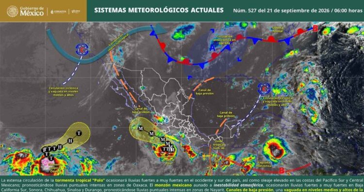 entidades granizadas hoy
