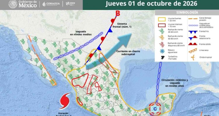 frente frío Nuevo León
