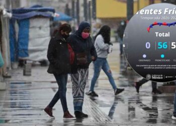 frentes fríos a México en septiembre