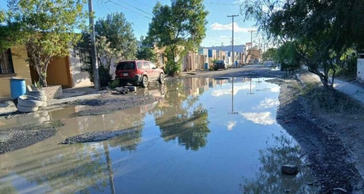 fuga de aguas negras Matamoros