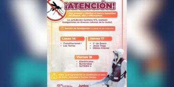 fumigación contra el dengue en Nuevo Laredo