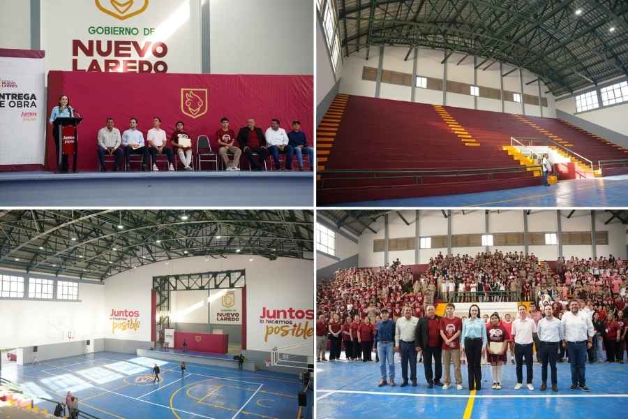  gimnasio básquetbol Nuevo Laredo