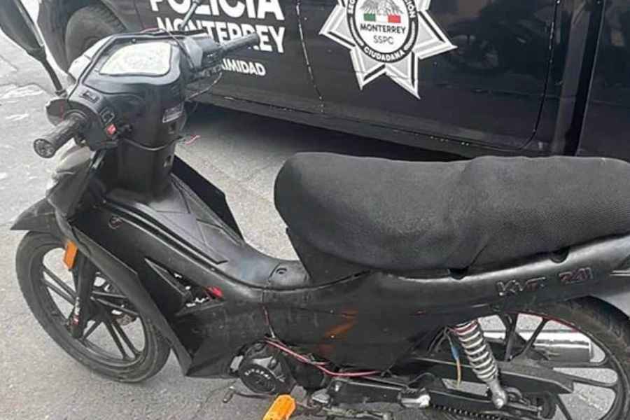 hombre motocicleta Mitras Norte