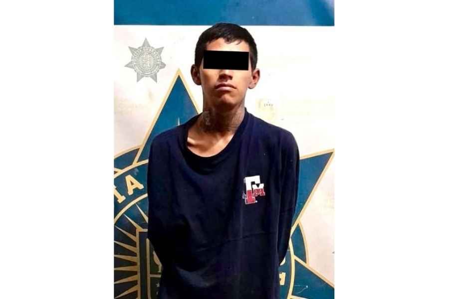 joven detenido taqueria Guadalupe