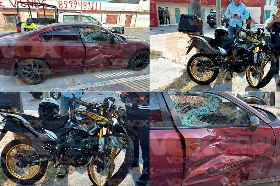 joven motociclista lesiones Ribereña