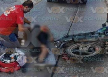 lesionado motociclista Tampico