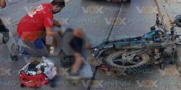 lesionado motociclista Tampico