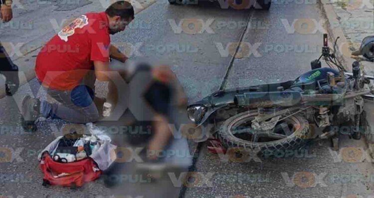 lesionado motociclista Tampico