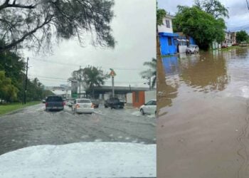 lluvias en la zona sur de Tamaulipas