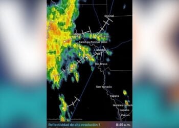 lluvias en los Dos Laredos
