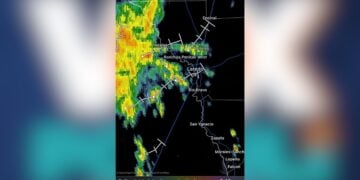 lluvias en los Dos Laredos