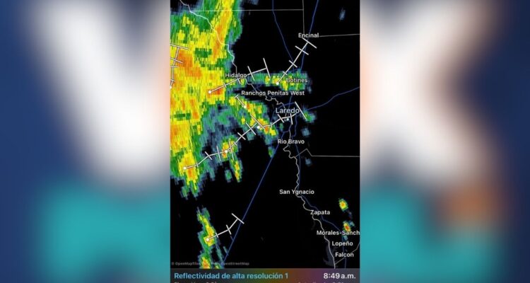lluvias en los Dos Laredos