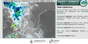 lluvias fuertes hoy a Tamaulipas