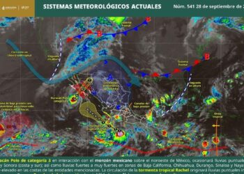 lluvias torrenciales huracán Polo