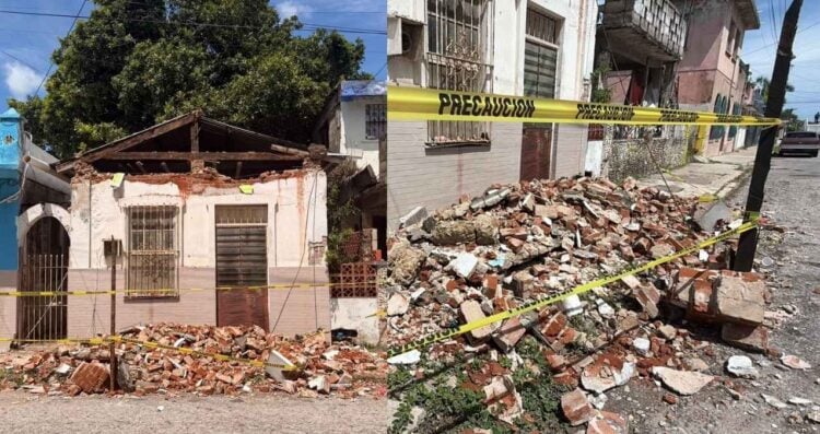 marquesina vivienda lluvias Tampico