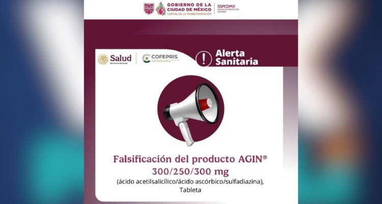 medicamento AGIN falsificado