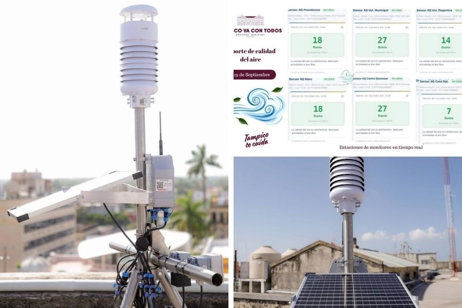 monitoreo de la calidad del aire en Tamaulipas
