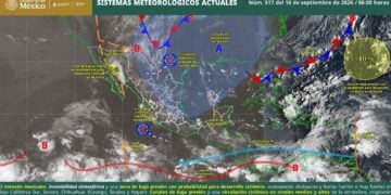 monzón mexicano y el aire frío hoy