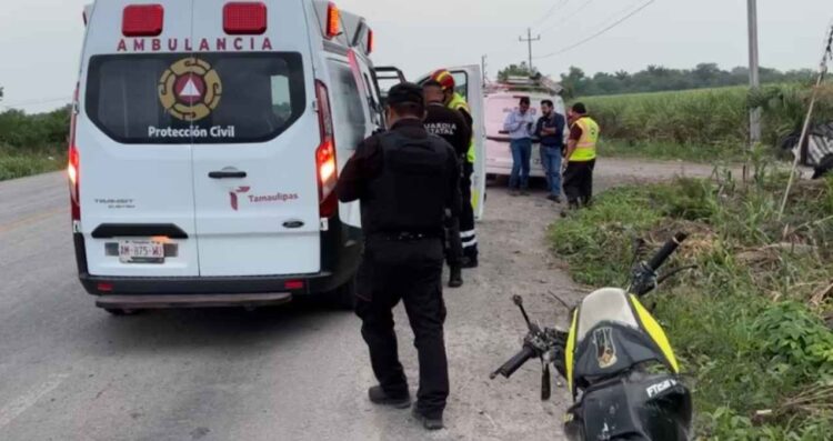 motocicleta camioneta Mante Victoria