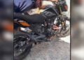 motocicleta fraccionamiento Río Bravo