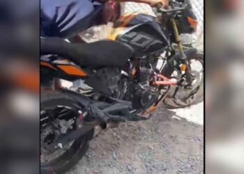 motocicleta fraccionamiento Río Bravo