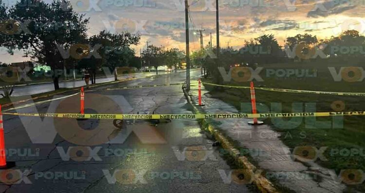 motociclista barandal en Altamira
