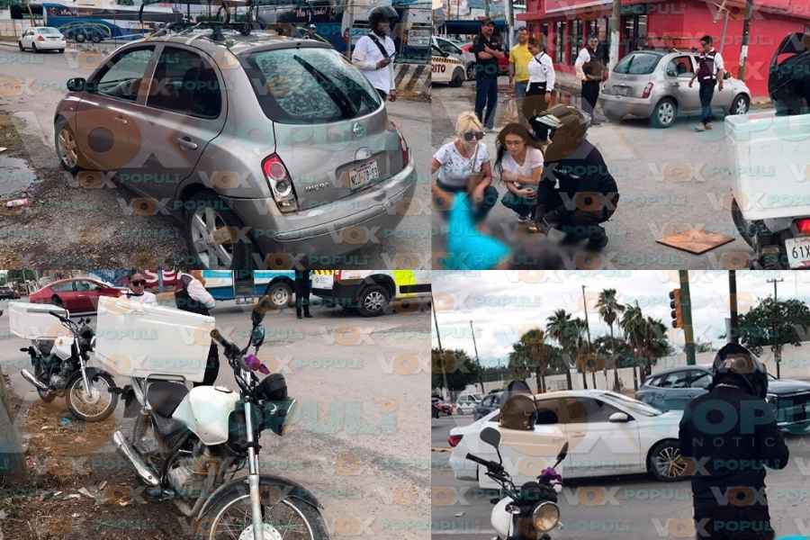 motociclista derribado Obrera Victoria 