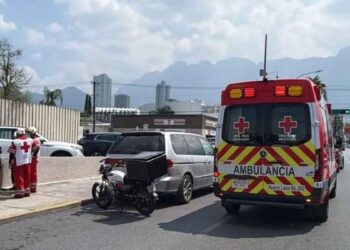 motociclista embestida Gomez Morin