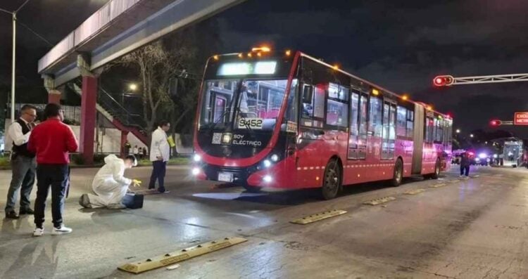 mujer atropellada Metrobus Azcapotzalco