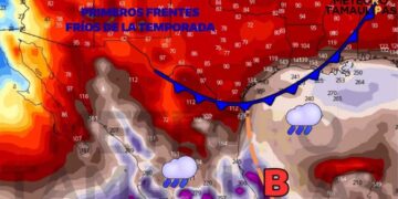 otoño Tamaulipas Vórtice Polar
