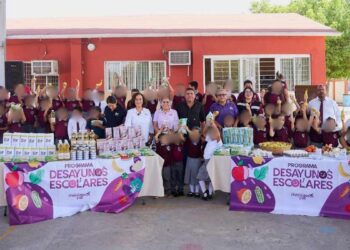 programa de desayunos escolares en Tamaulipas