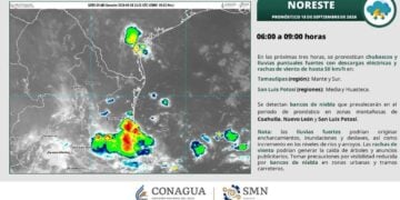 pronóstico del tiempo a Tamaulipas hoy