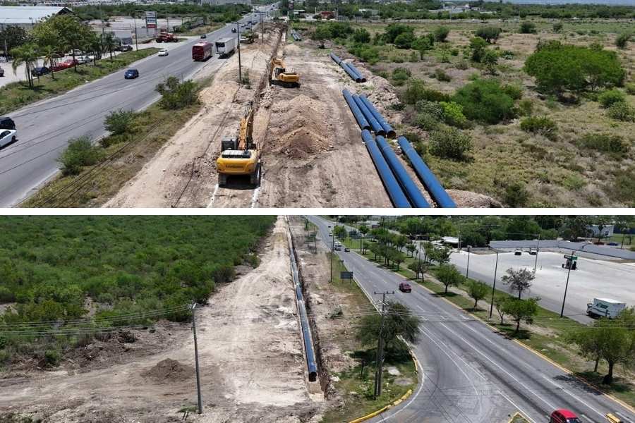 segunda línea del acueducto de Ciudad Victoria