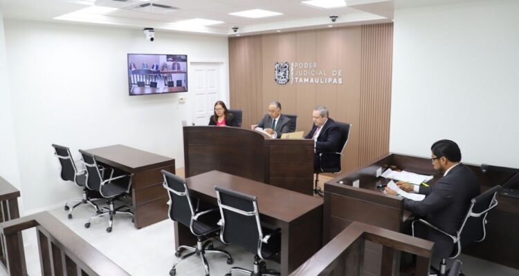 sesiones judiciales en vivo en Tamaulipas