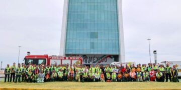 simulacro Torre Bicentenario