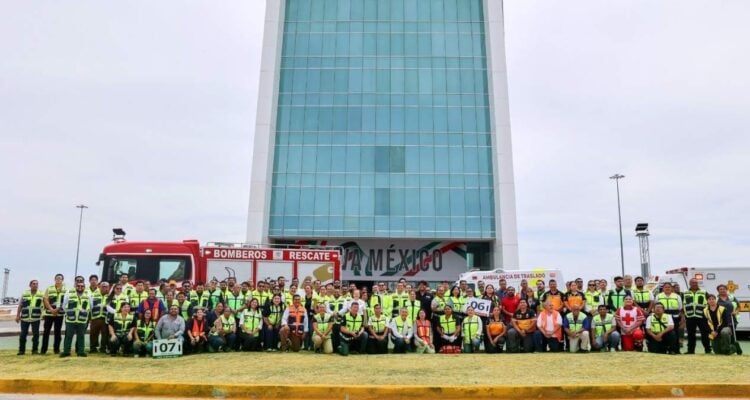 simulacro Torre Bicentenario