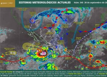 temporal de lluvias hoy