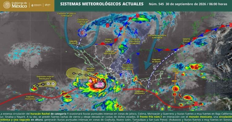 temporal de lluvias hoy